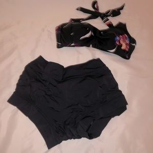 Bikini top and swim bottoms